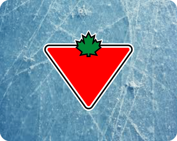 Canadian Tire logo skate mat