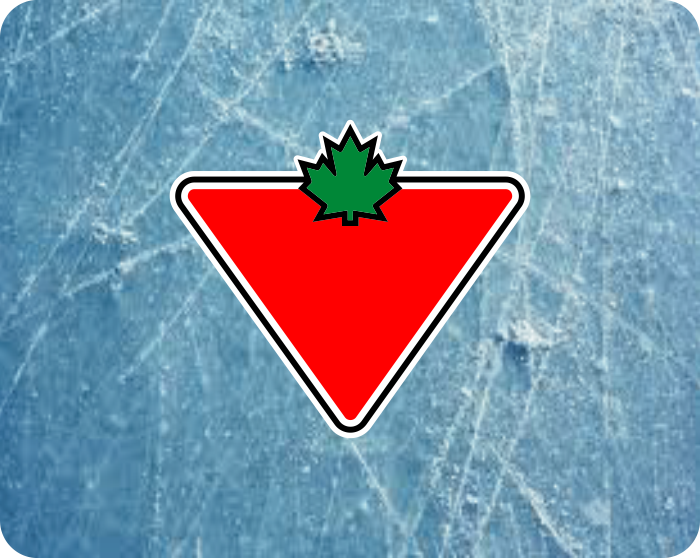 Canadian Tire logo skate mat