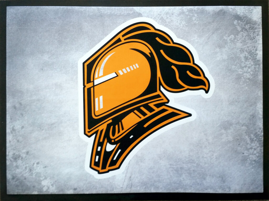 London Knights logo floor mat