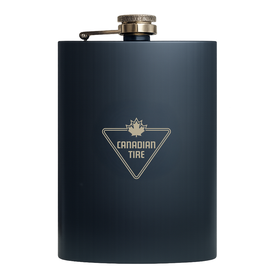 Canadian Tire flask with logo