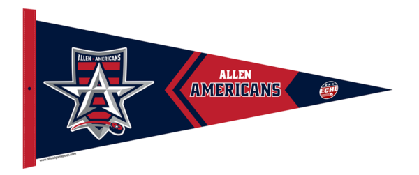 Allen Americans pennant logo