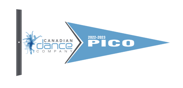 Canadian Dance Company 2022–2023 PICO pennant logo