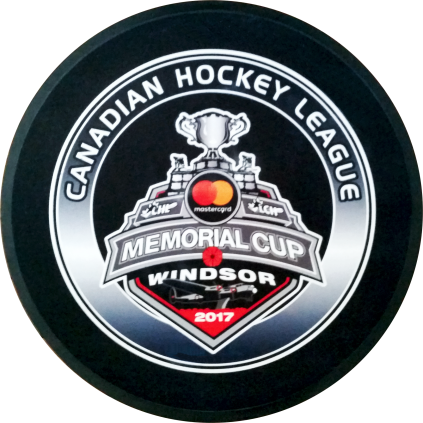 2017 Canadian Hockey League Memorial Cup logo with Windsor text round floor mat