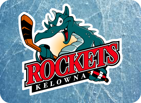 Kelowna Rockets logo mouse pad