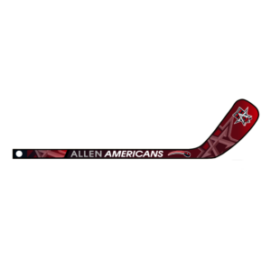 Hockey stick blade with Allen Americans branding