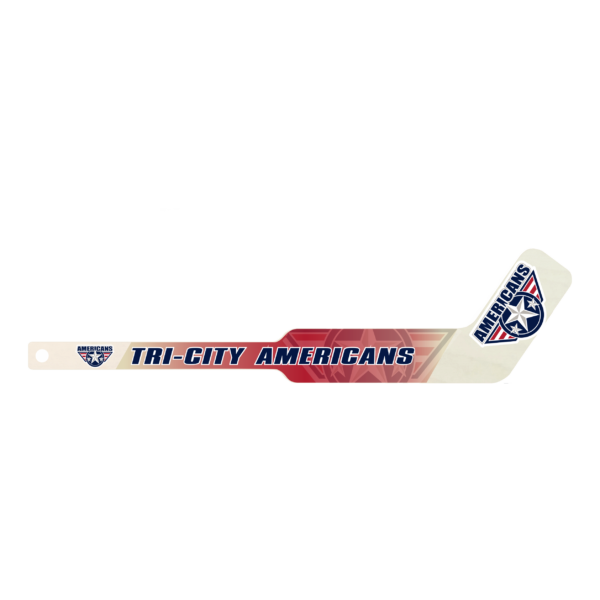 Tri-City Americans hockey stick blade graphic