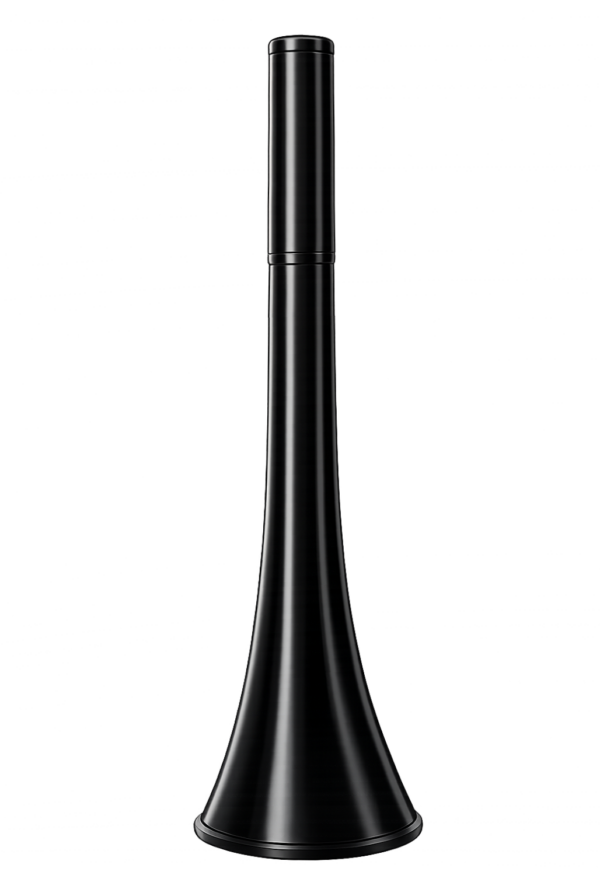 Black collapsible horn