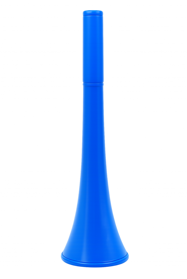 Blue collapsible horn