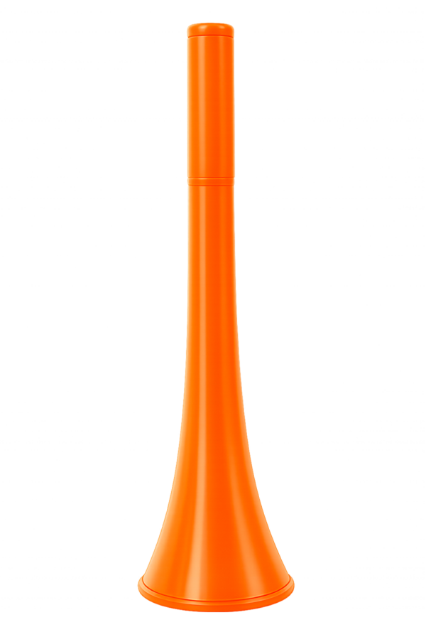 Orange collapsible horn