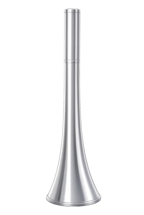 Silver collapsible horn