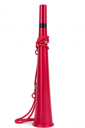 Red cheering horn