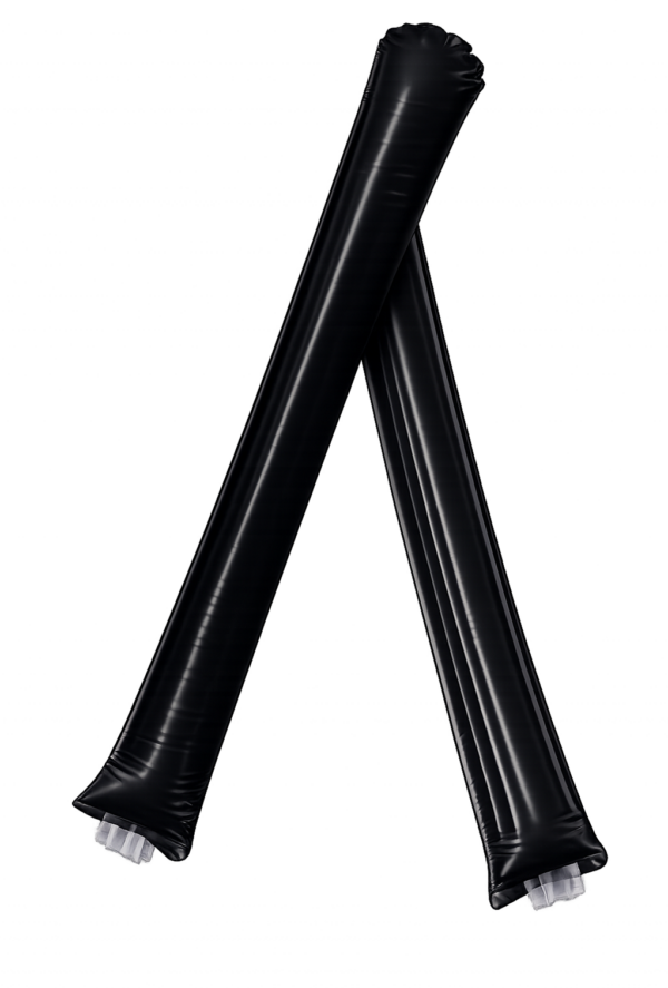 Black cheering sticks