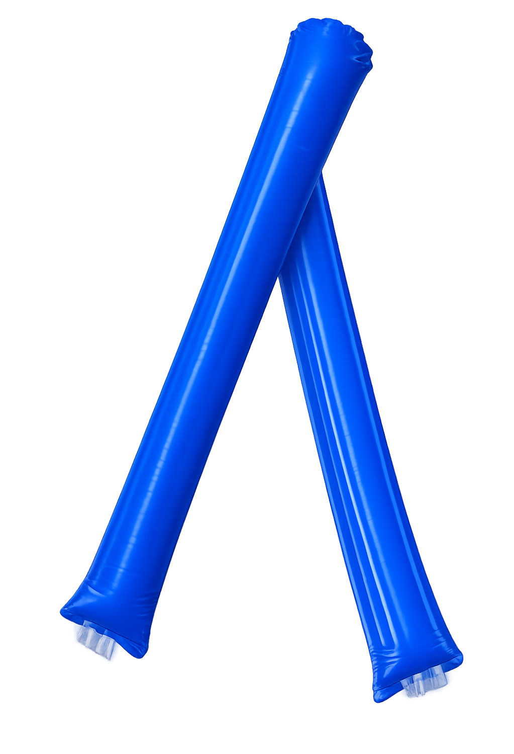 Blue cheering sticks