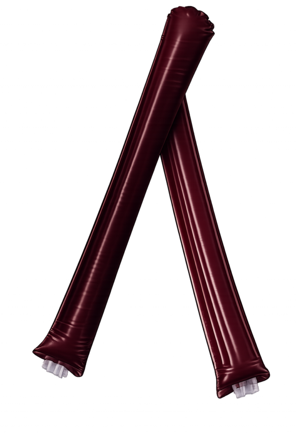 Maroon cheering sticks