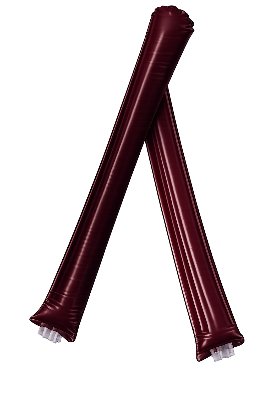 Maroon cheering sticks