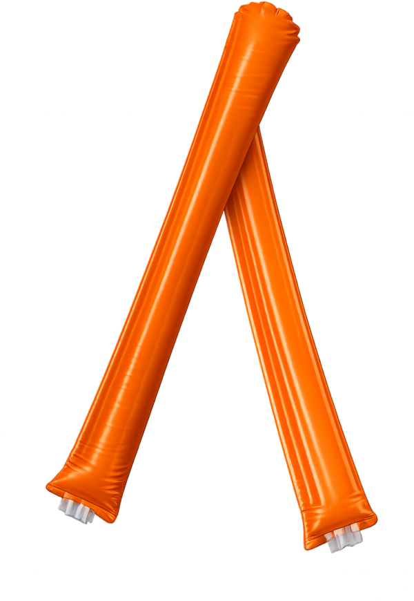Orange cheering sticks