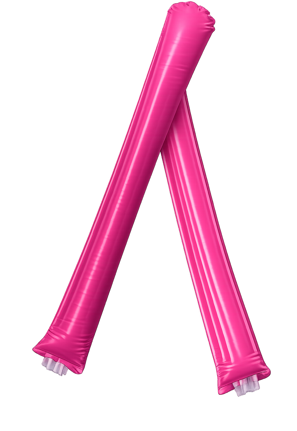 Pink cheering sticks