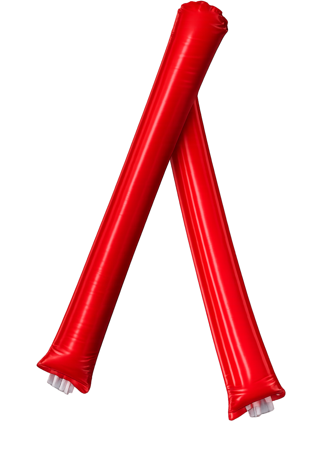 Red cheering sticks