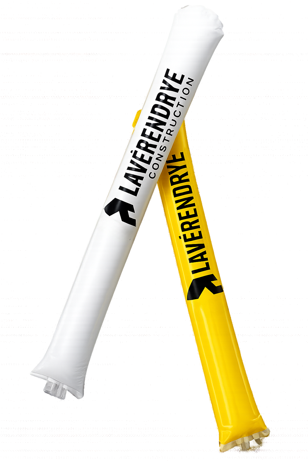 Custom Laverendrye Construction cheering sticks
