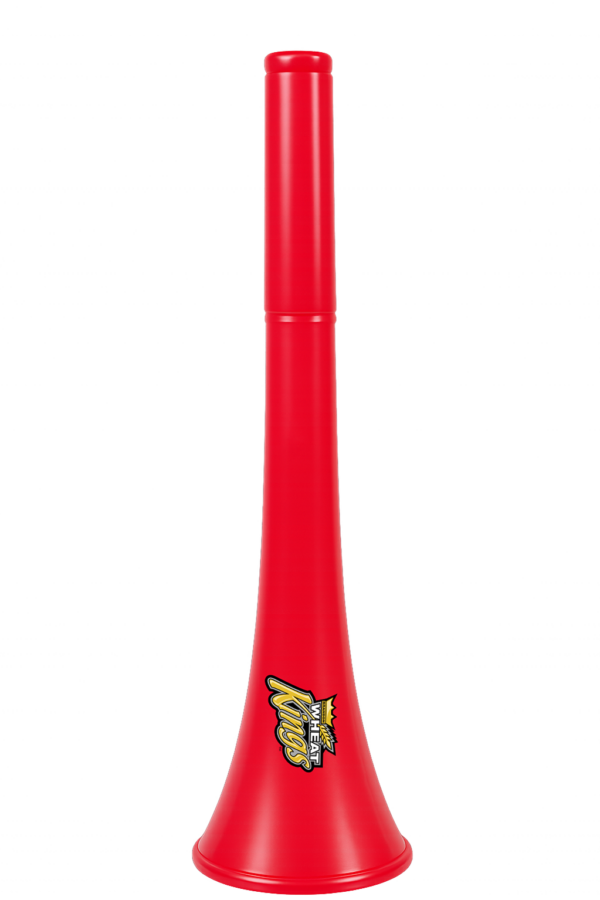 Red Brandon Wheat Kings collapsible horn