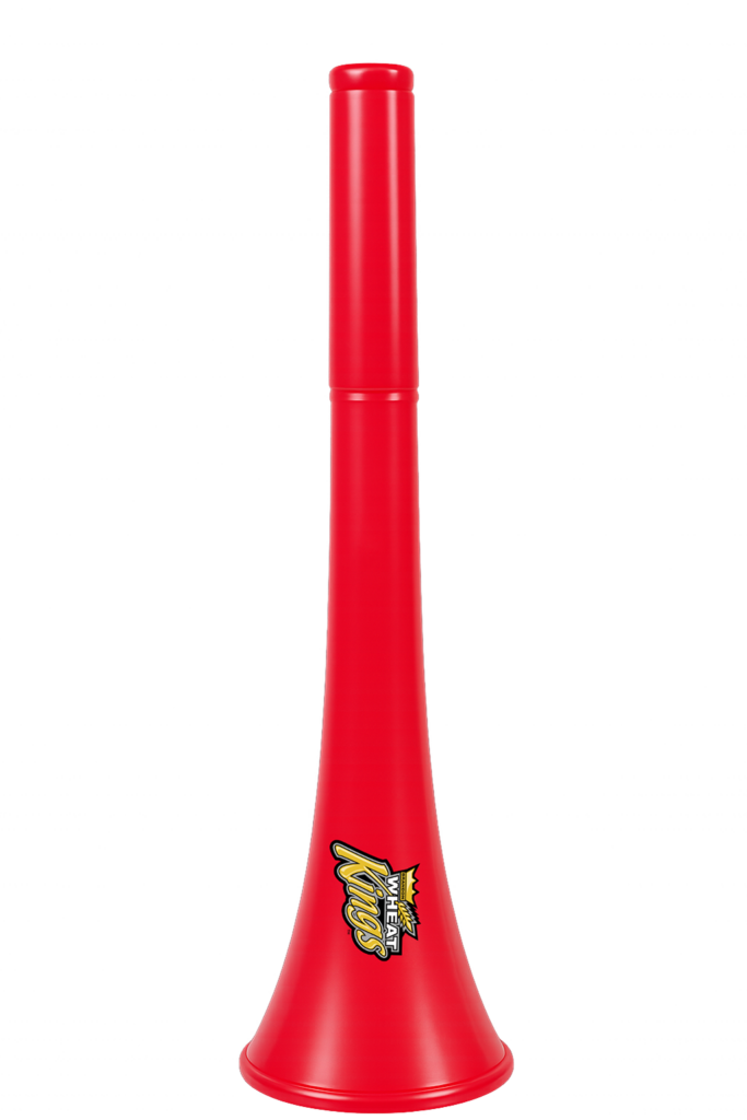 Red Brandon Wheat Kings collapsible horn
