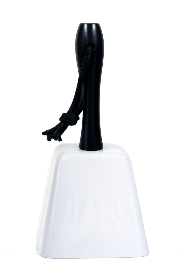 White cowbell