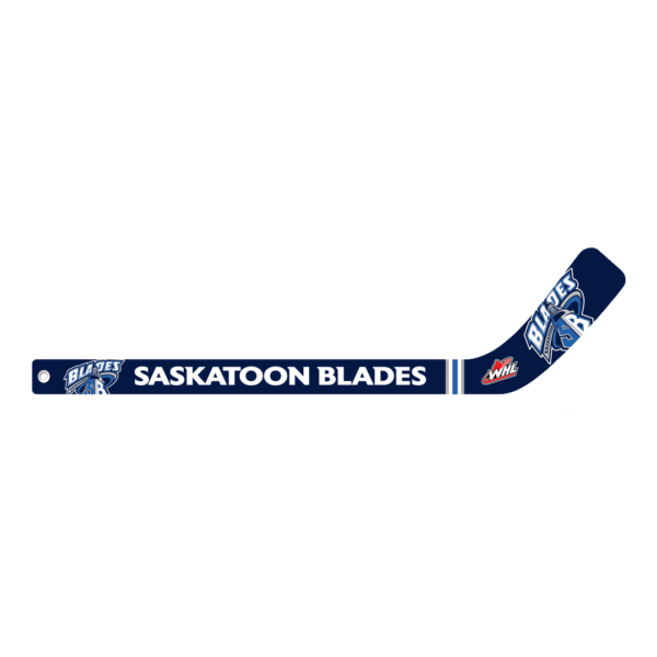 Saskatoon Blades hockey stick graphic
