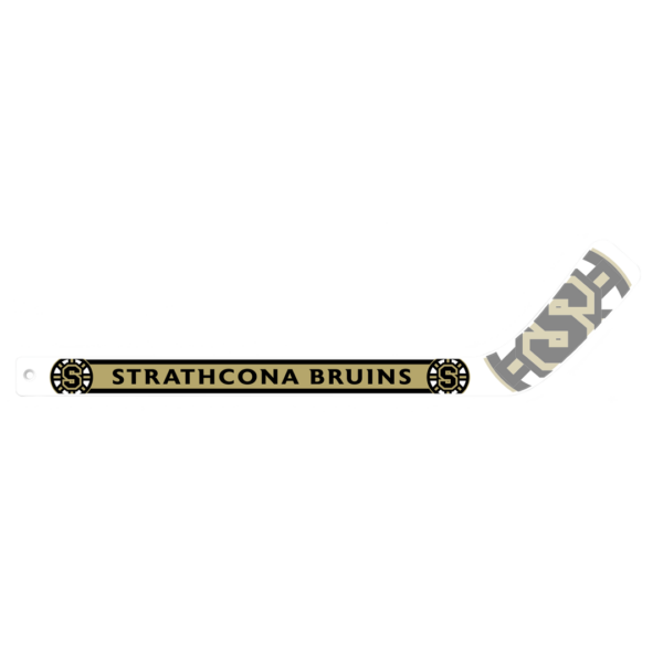 Strathcona Bruins hockey stick graphic