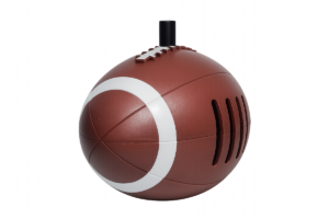 Football shaped horn