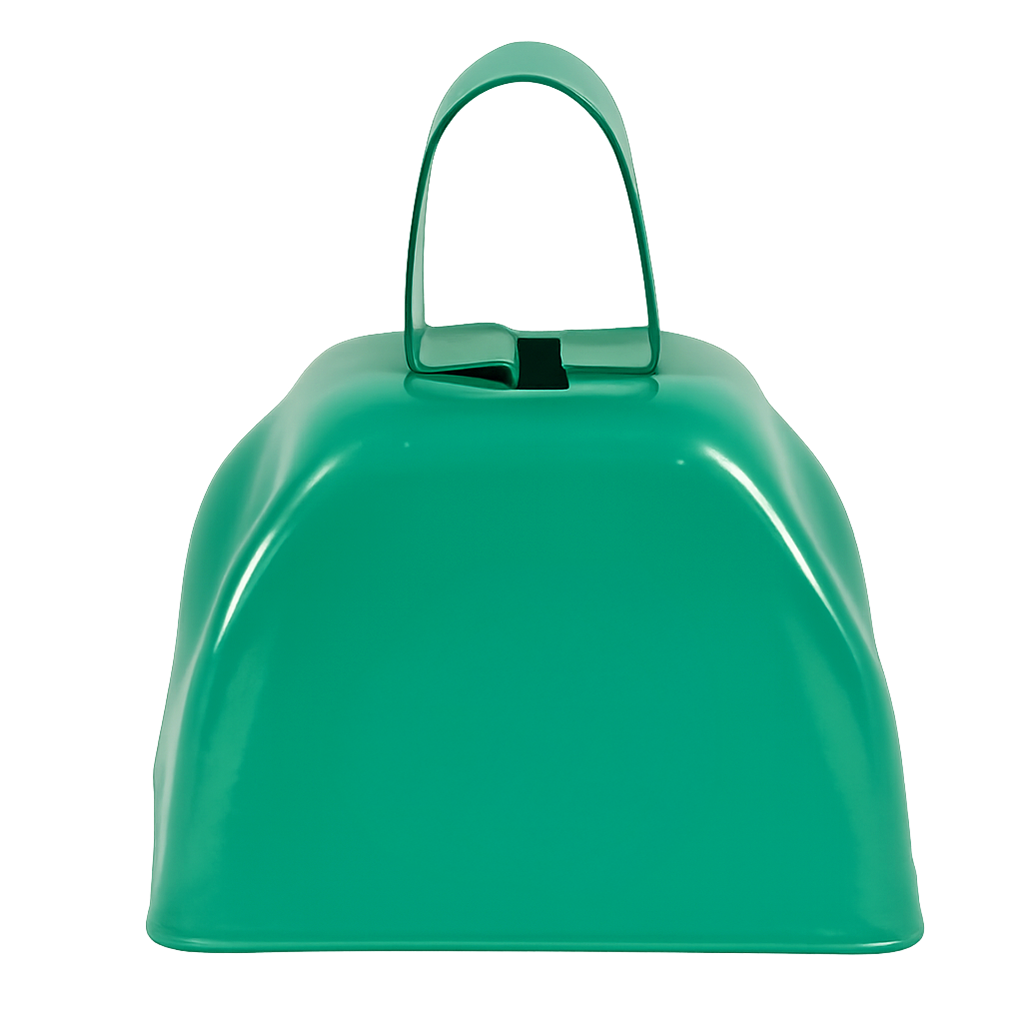 Green mini cowbell