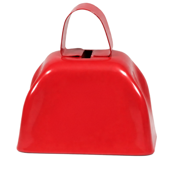 Red mini cowbell