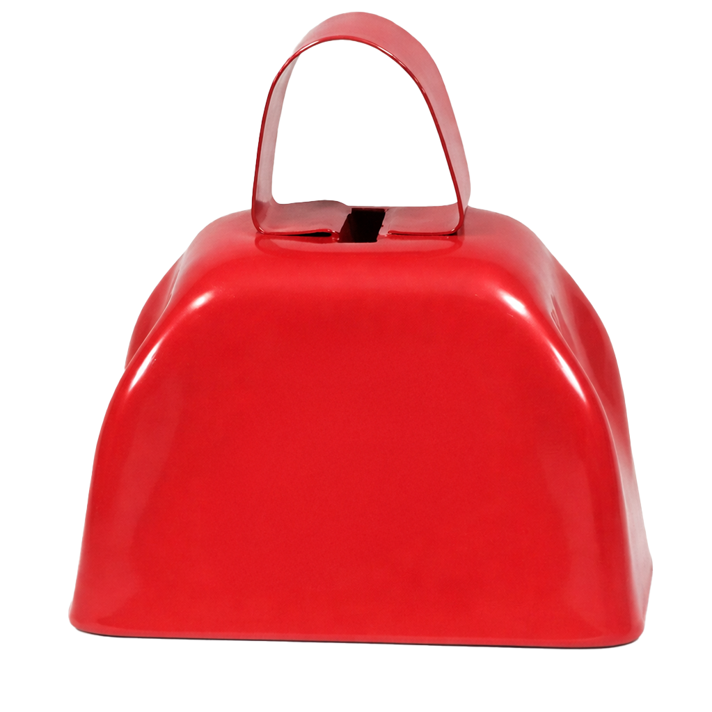 Red mini cowbell