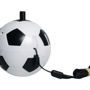 Soccer ball shaped horn with wristband