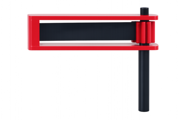 Red wooden rattle