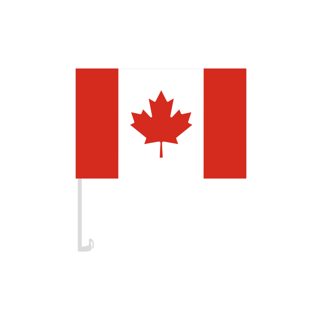 Canada car flag
