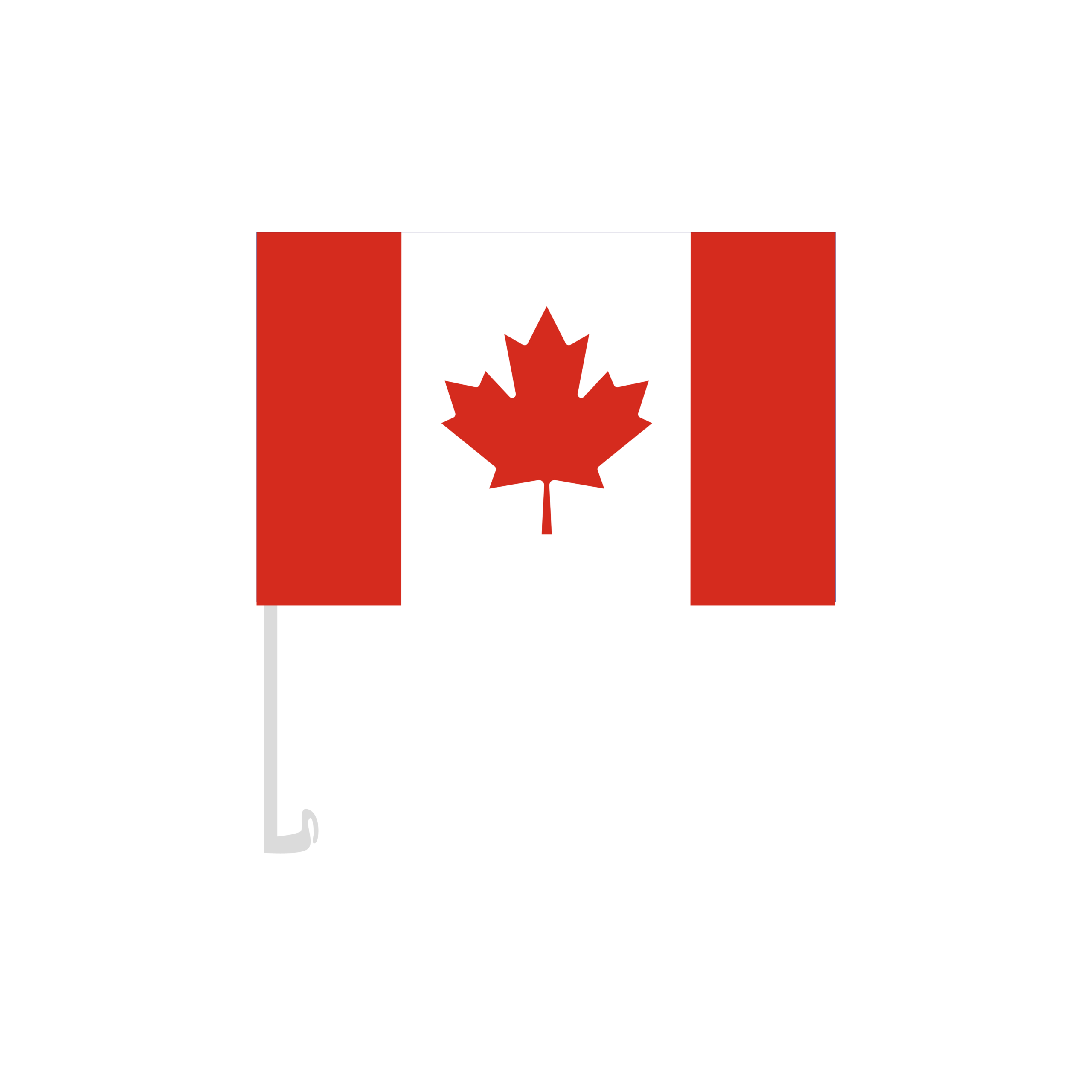 Canada car flag