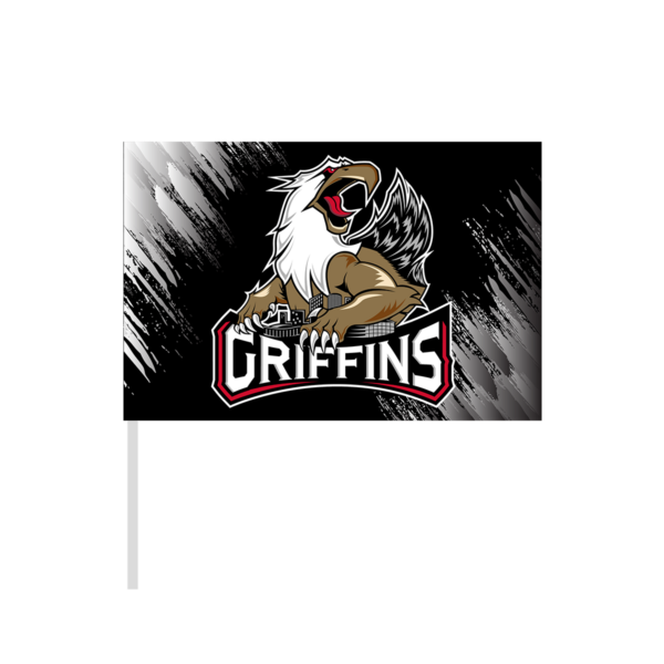 Griffins custom hand flag