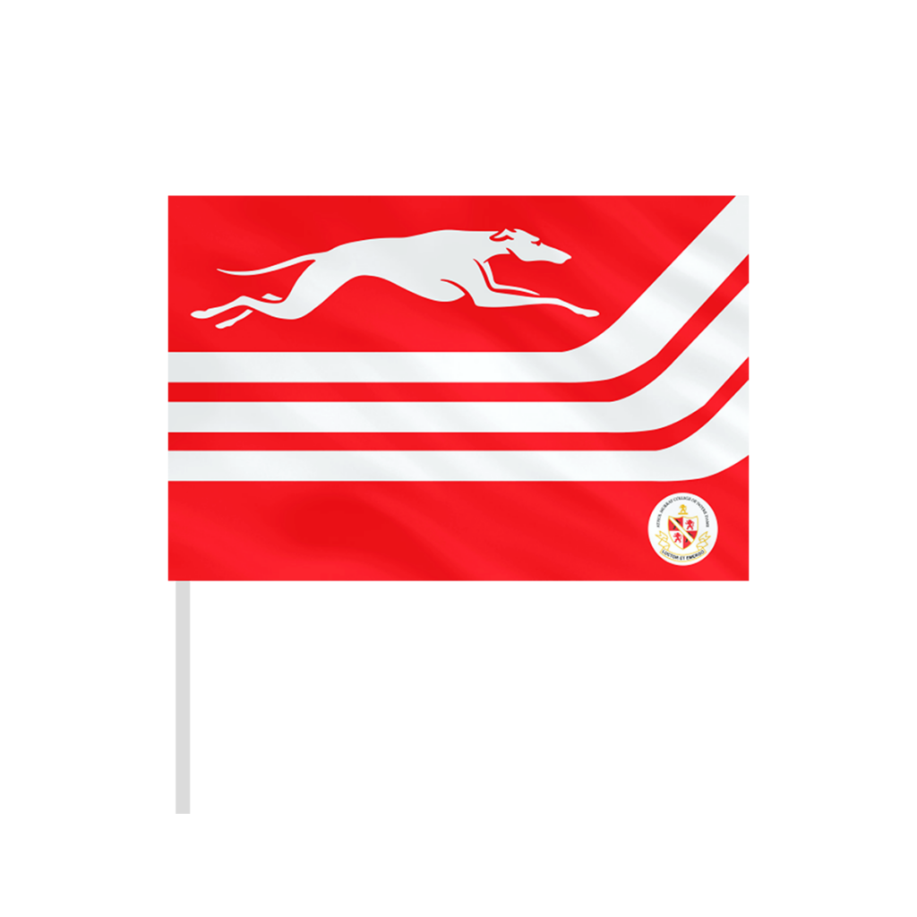 Greyhounds custom hand flag