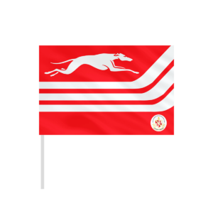 Greyhounds custom hand flag