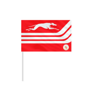 Greyhounds custom hand flag