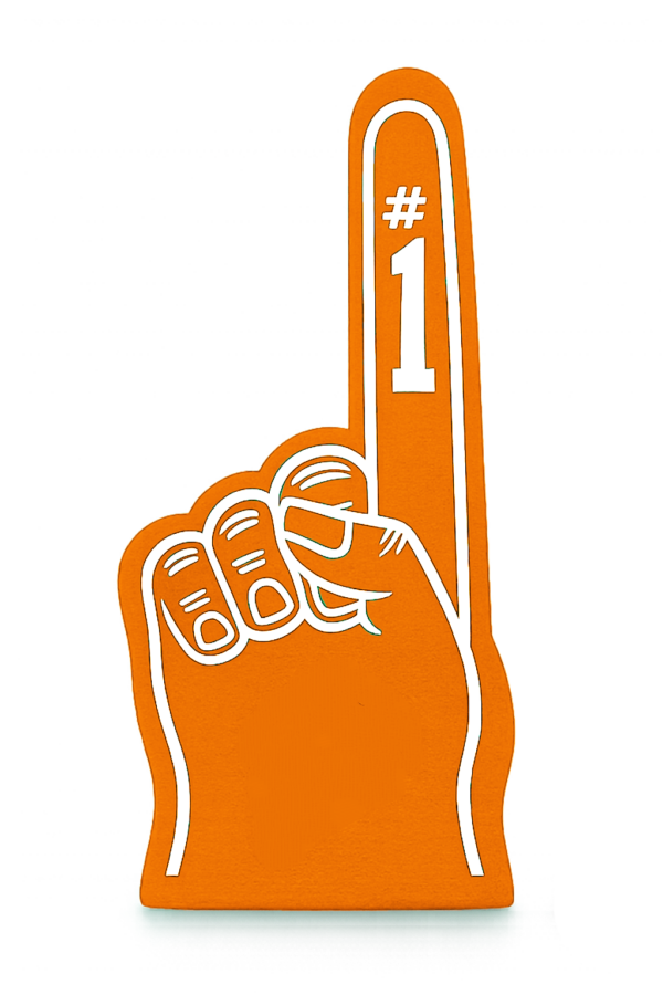 Number one foam finger