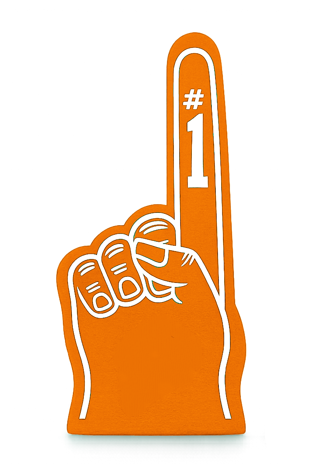 Number one foam finger