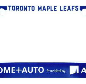 Toronto Maple Leafs licence plate cover