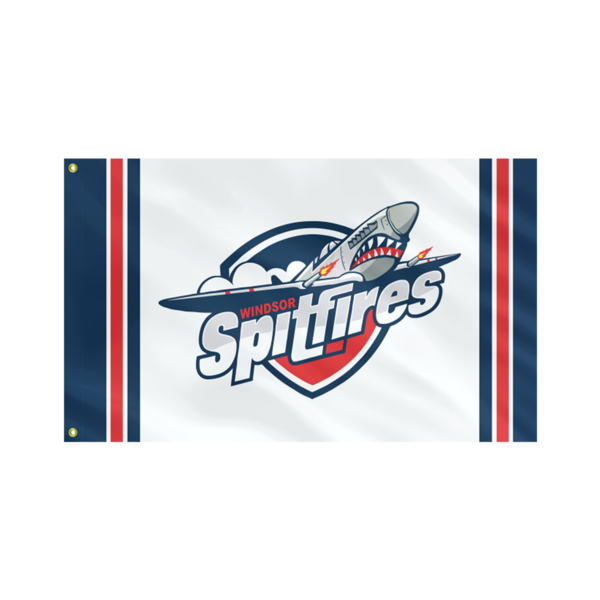 Windsor Spitfires logo custom flag