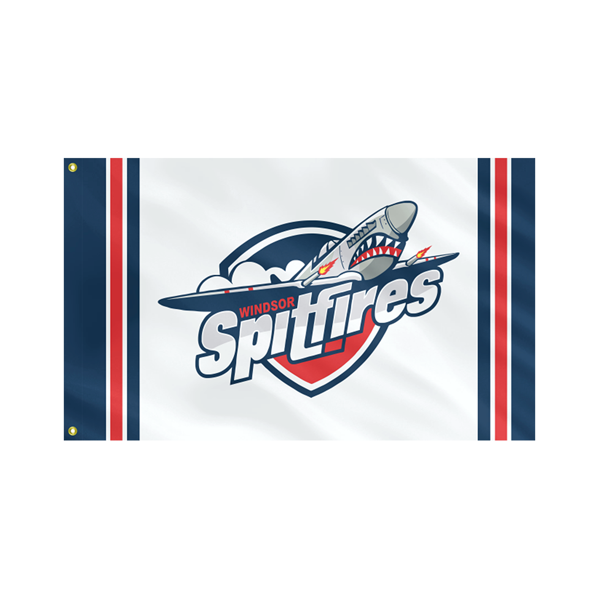 Windsor Spitfires logo custom flag