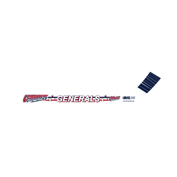 Oshawa Generals hockey stick graphic
