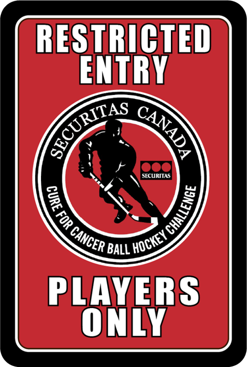 Restricted entry, players only sign
