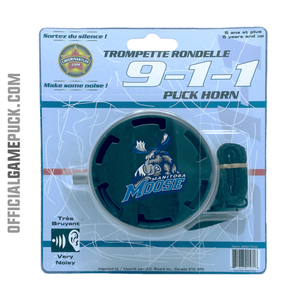 Customized Manitoba Moose puck horn