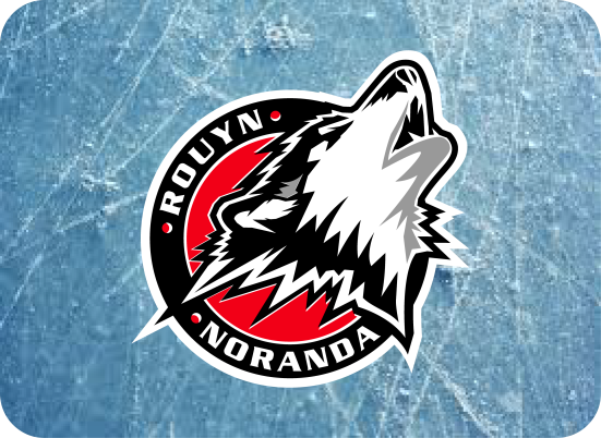 Rouyn-Noranda Huskies logo mouse pad