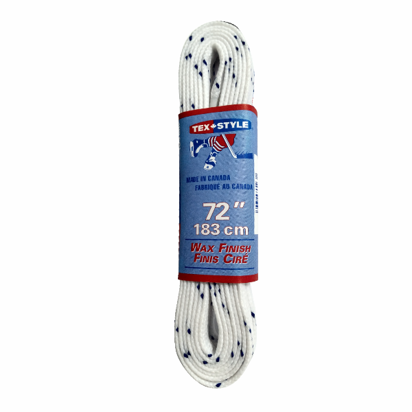 72-inch wax-finish laces, 183 cm, made in Canada